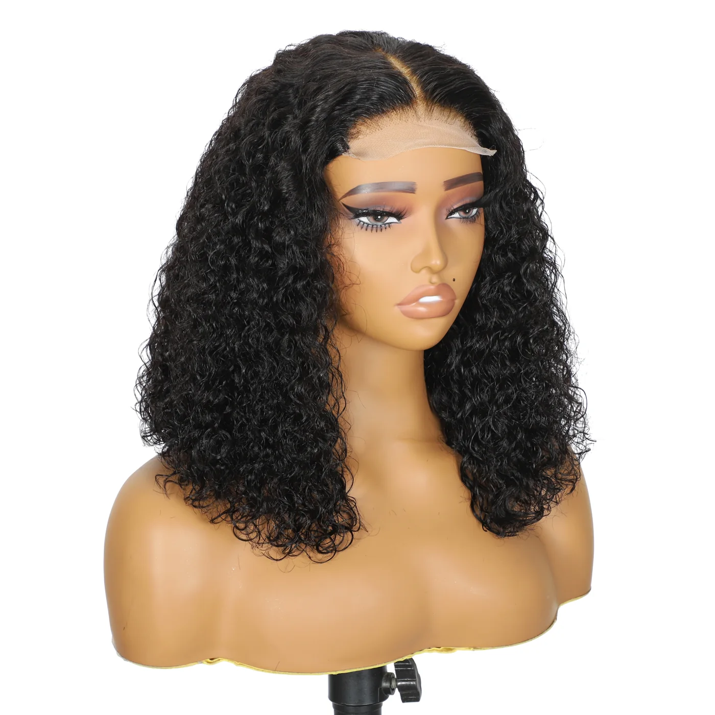 Deep Curl Bob Wig side view